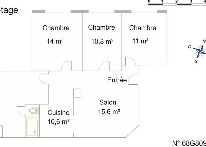 Renove, 3 Ch. Avec Parking Prive, Hyper-centre - Fr-1-744-36 *